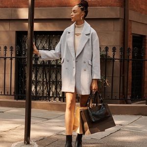 NWT Abercrombie Short Wool-Blend Coat